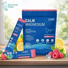 Super Calm Magnesium Drink Mix Powder  Relaxation Support 20 Serving