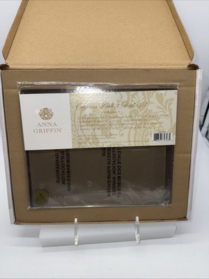 Anna Griffin Empress Small Plates & Mat Set AG-723F with A,B,C & D New in Box