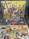 Vintage 80s Walt Disney World Placemats with Park Map Laminated Set of 3 Vibrant — photo 1