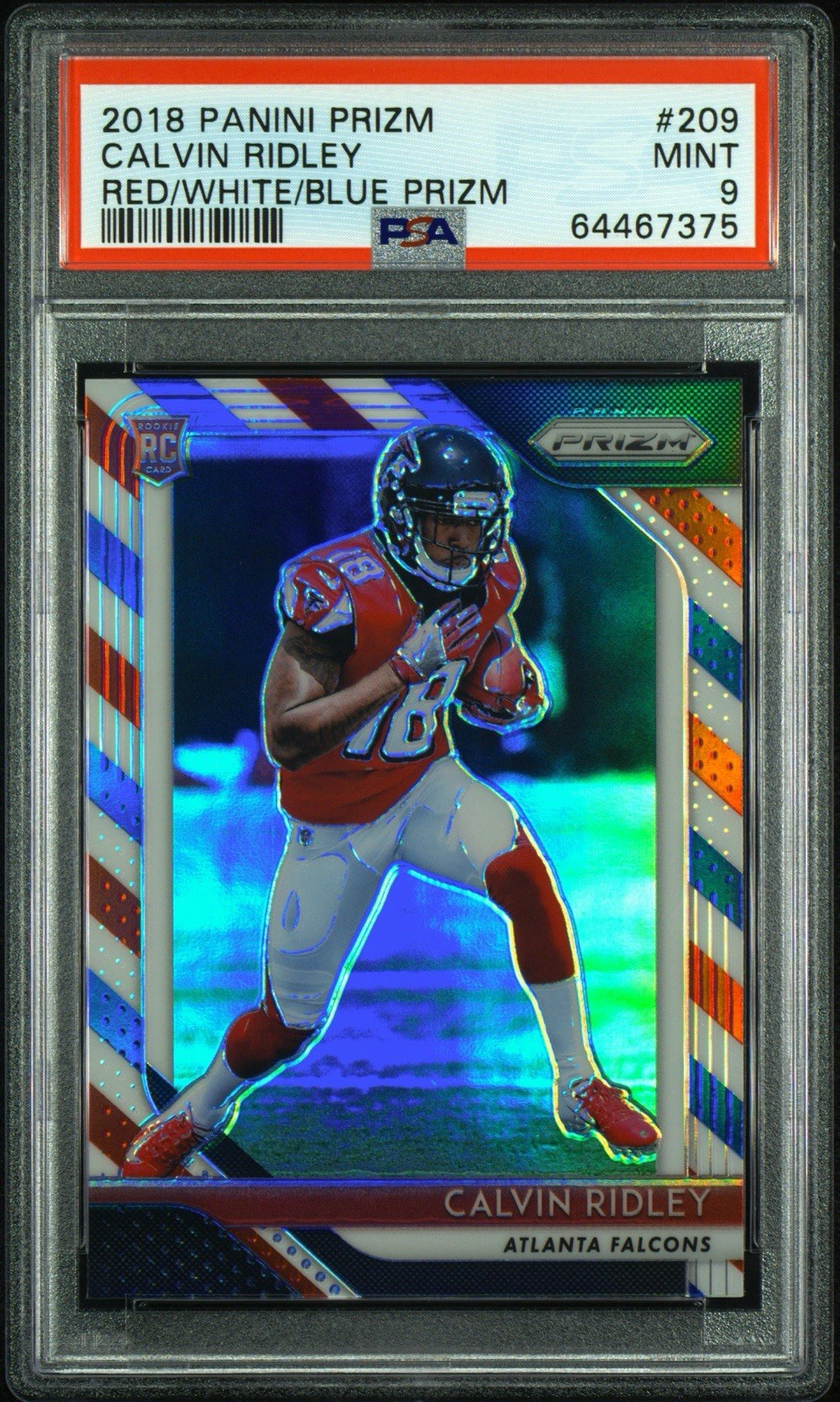 Calvin Ridley Panini Prizm #209 Red/White/Blue