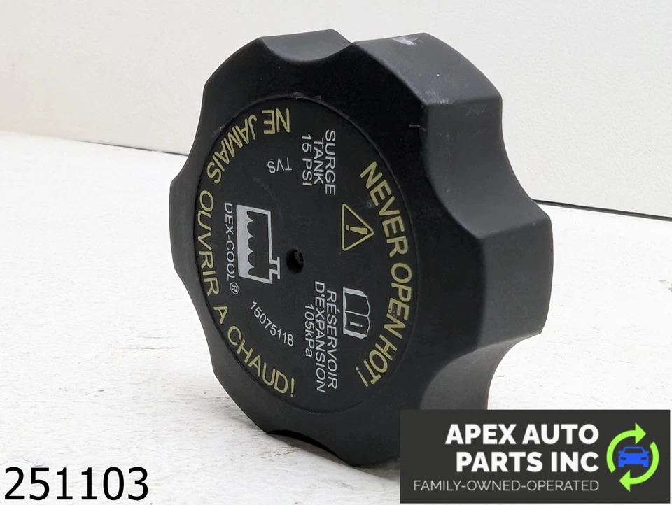 OEM 2009 Cadillac CTS 3.6L radiator Coolant Cap - Image 2 of 4