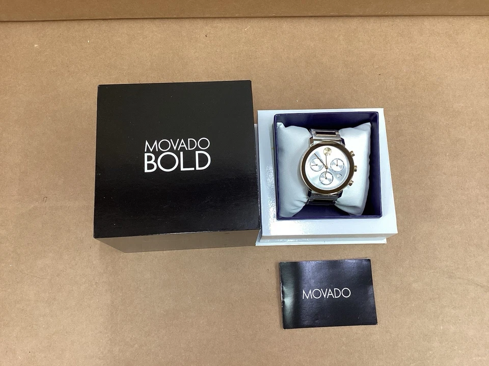 Movado Men's Watch 3600888 Bold Chronograph Swiss Quartz Two Tone Steel 42mm - Image 3 of 4