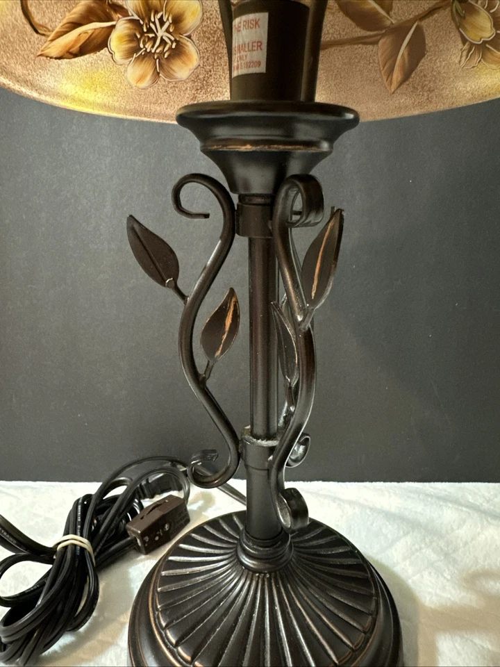 Мини-лампа Dale Tiffany Leaf Vine ручная роспись - TA80540 - Изображение 3 из 4