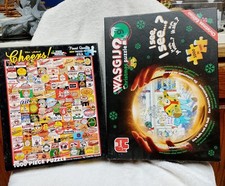 TWO 1000-Piece Puzzles   Open Box, Complete  Ready to Puzzle   