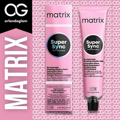 Matrix Super Sync Demi-Permanent Hair Color 3oz   Pick Your Shade  