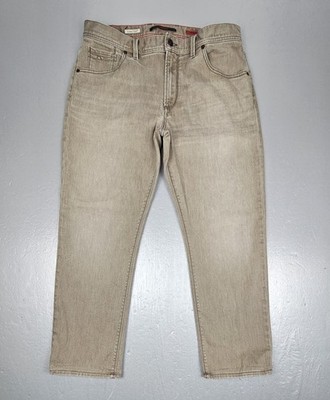 Alberto T400 Jeans Mens 36x34 Brown Modern Fit Luxury Denim Fits (36x28)