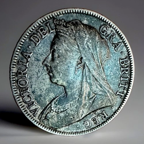 1895 Victoria Half Crown — photo from another recent sale