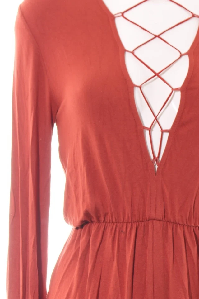 ASOS Mono Mujeres Pantalón Talla EU 32 rojo look casual - Imagen 3 de 4