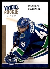 2009-10 Upper Deck Victory Update Michael Grabner Rookie Vancouver Canucks #339
