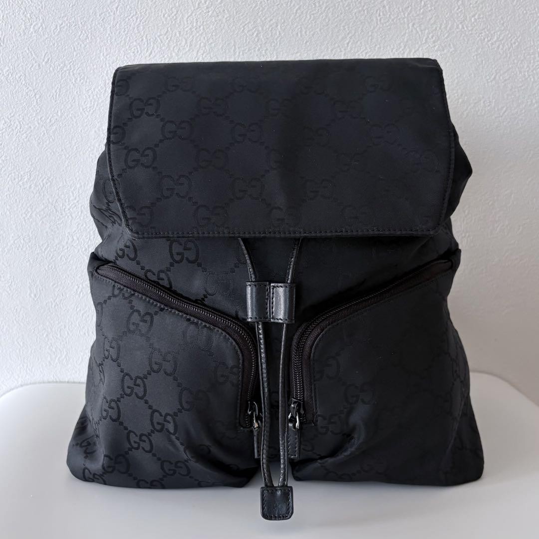 Gucci GG pattern nylon backpack daypack backpack … - image 4