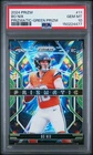 2024 PANINI PRIZM PRIZMATIC GREEN PRIZM #11 BO NIX PSA 10