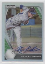 2021 Panini Prizm Draft Picks Silver Owen Kellington #PDP102 Auto 0u79