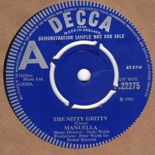 Manuella The Nitty Gritty Decca DEMO F 22275 Soul Northern Motown
