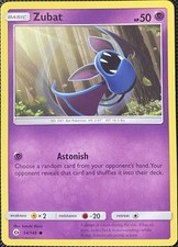 Zubat 54/149 SM Base Set Regular - Pokémon Card