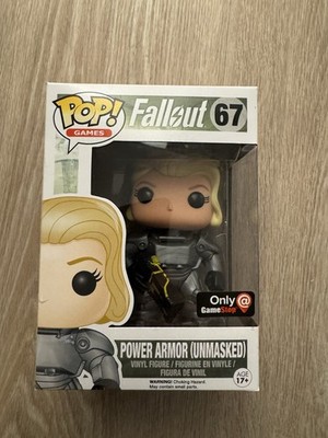 Power Armor (Unmasked) Funko Pop! #67 Fallout Gamestop Exclusive Figure