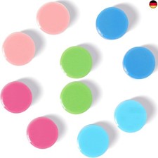 10 Starke Magnete für Magnettafel & Whiteboard - Bunte Kühlschrankmagnete, Bunte