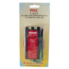 Pyle 2-Channel HI to Low Level Converter 45 with Ch 12V Remote Turn-On