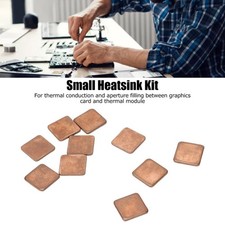 100pcs Heatsink 401w/mk Thermal Conductivity Burr Free Glossy Copper Material