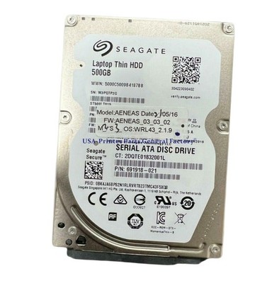New Hard Disk Drive compatible For HP Designjet T3500 MFP 500G HDD W HP FW 500G