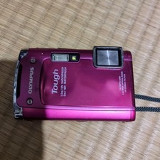 OLYMPUS Tough Pink Compact Digital Camera Waterproof HyperCrystal View