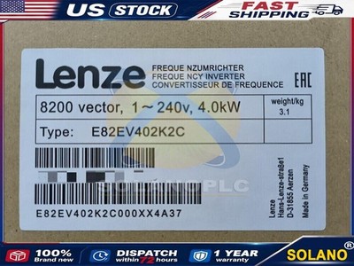 E82EV402K2C NEW LENZE E82EV402_2C Inverter 8200 vector 4.0kW E82EV402-2C