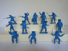 Jecsan /  60mm Plastic French Musketeers / 12 in all 12 Poses