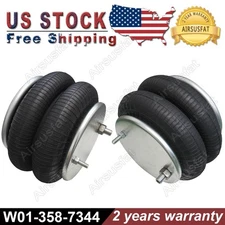 2x For Firestone W01-358-7344 Air Suspension Shock Spring Bag Bellow Assembly US