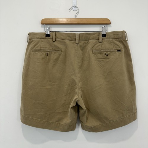 Polo Ralph Lauren Chino Shorts Men 38 Brown Classic Fit 6” Cotton Casual - Picture 2 of 13