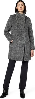 Kenneth Cole Dbl Breasted 75% Wool Coat Women's Size XL NWT MSRP $375 Free Ship