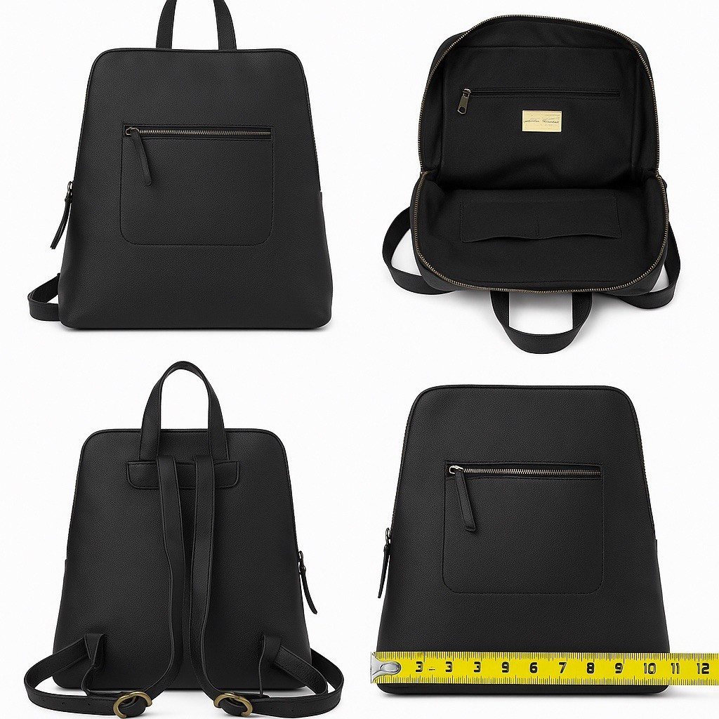Universal Thread Black Pebbled Backpack in excell… - image 1