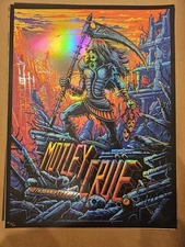 Motley Crue RAINBOW FOIL Poster Dan Mumford 40th Anniversary Edition x/25 PP