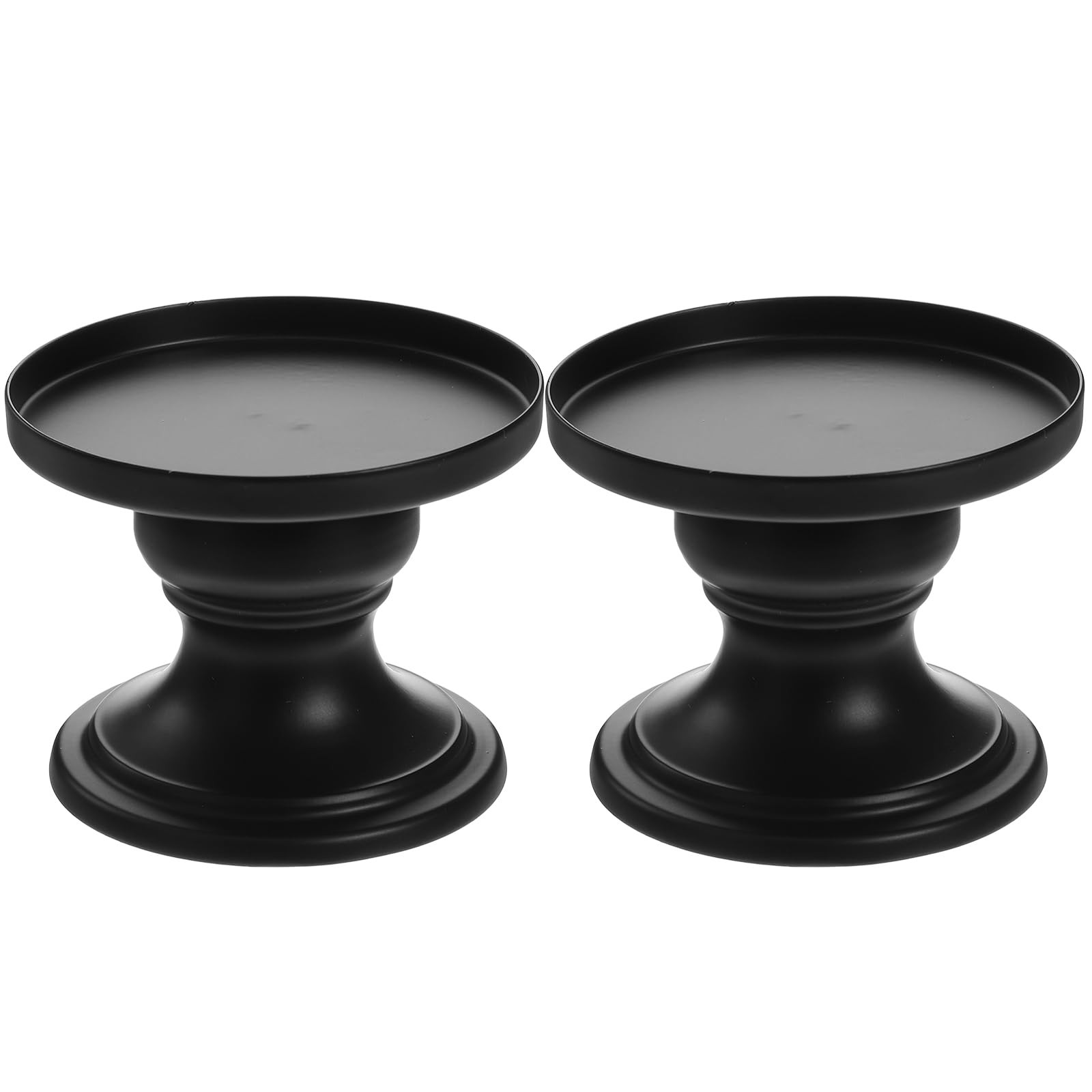 Black Metal Candle Holder Banquet Decoration...