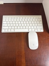 Apple A1314 Wireless Bluetooth Keyboard Apple A1296 Magic Mouse tested works