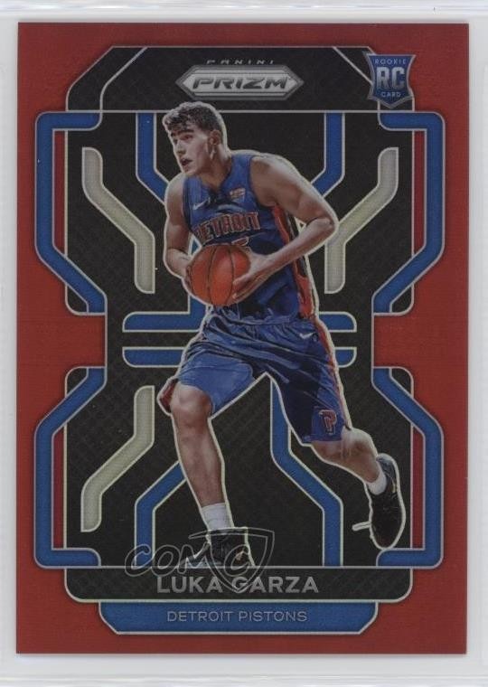 2021-22 Panini Prizm Red Prizm 227/299 Luka Garza #303 1u6