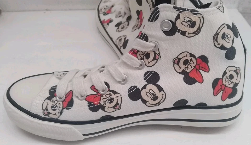 Womens Mickey Mouse Primark High Tops Trainers UK 6 - Image 4 of 4