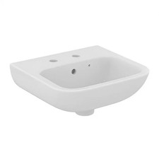 ARMITAGE SHANKS Portman 21 Wall Hung Cloakroom Basin with Overflow 400mm Wide -
