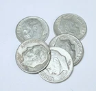 ROOSEVELT SILVER DIMES LOT OF 5 - 90% SILVER FREE SHIPPING #7972