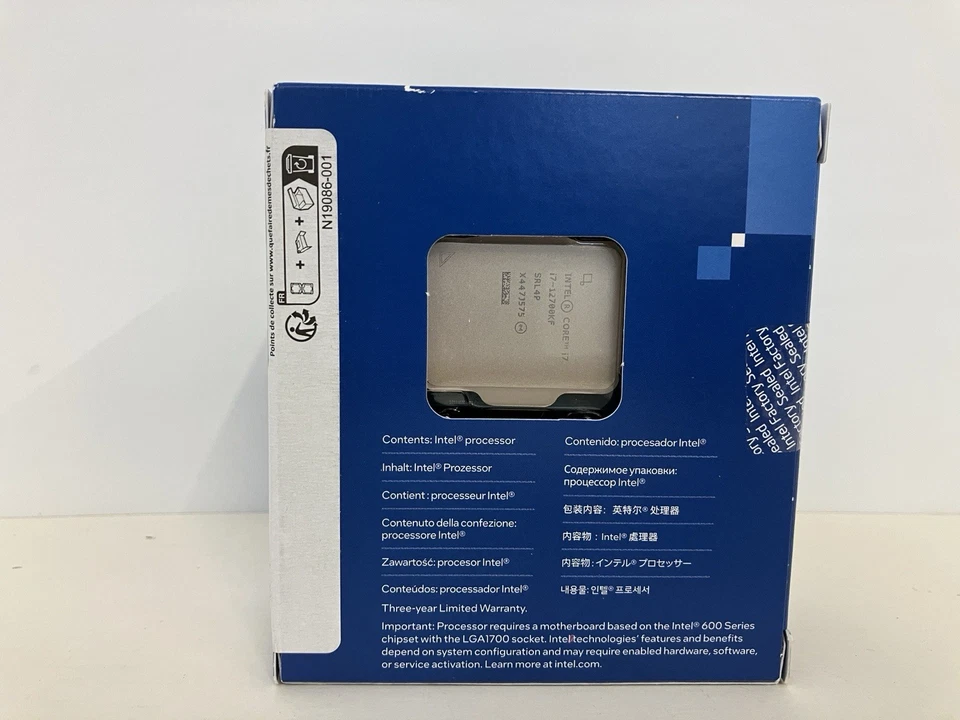 Intel Core i7 12700KF CPU 12 Core 5.0GHz Unlocked LGA1700 No iGPU Gaming - Image 2 of 4