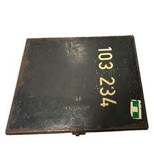 DB Metallkoffer/Transportkiste .  H. Boie G&ouml;ttingen Eisenbahn Baureihe 103