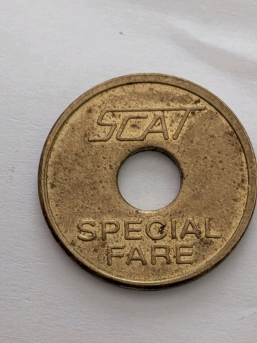1977 SCAT Ventura, CA Transit Bus Token - California See Special Fare - Picture 1 of 2
