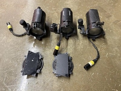 3x Dedolight DLH3 Heads With Barndoors - 150W - No Power Supply