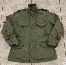 VTG Corinth Mens Medium Military Field Jacket M-65 Coat OG-107 Cold Weather