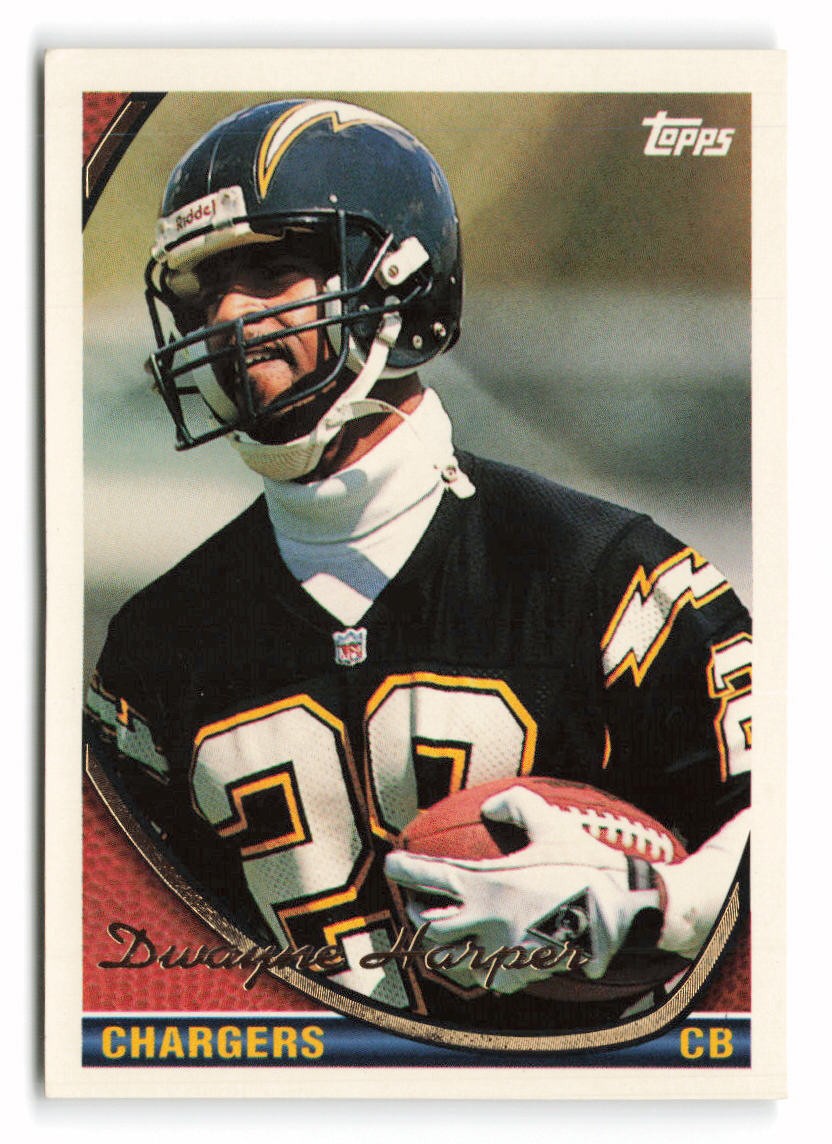 1994 Topps Dwayne Harper #477 San Diego Chargers