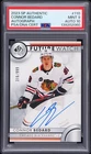 2023 SP AUTHENTIC FUTURE WATCH AUTO #110 CONNOR BEDARD 316/999 RC PSA 9 AUTO 10