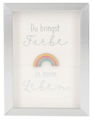 Depesche - Bilderrahmen mit Kompliment, kleiner Deko-Rahmen mit hübschem Sp ...