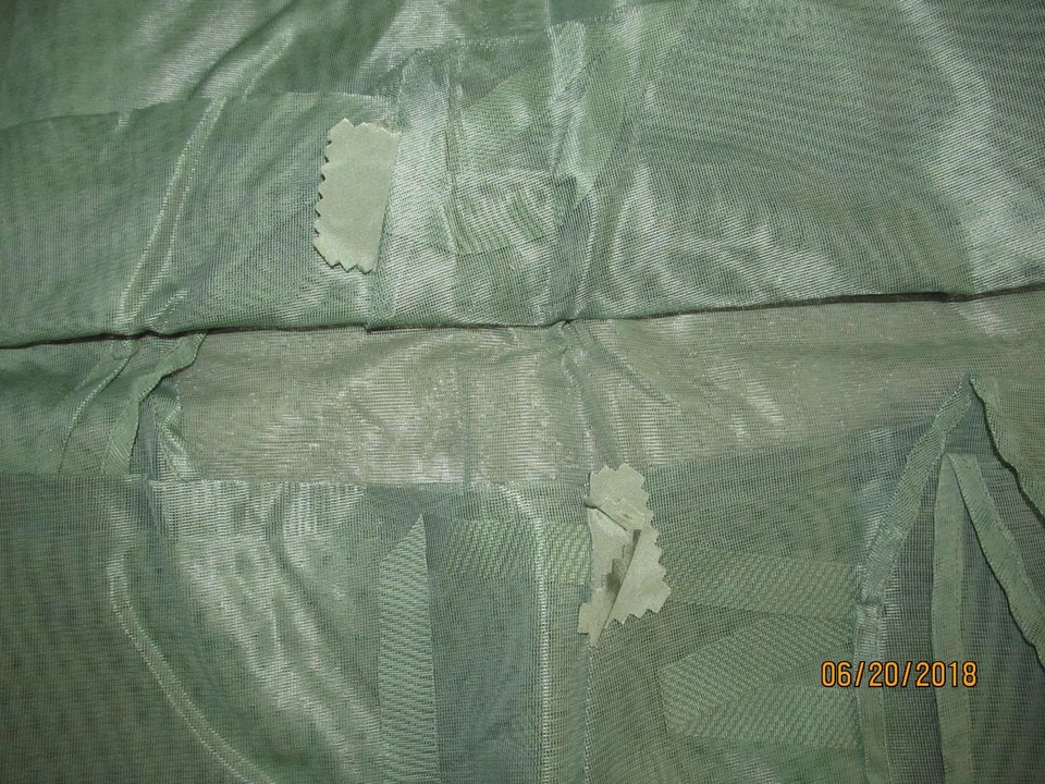 NUEVO MOSQUITERO MILITAR MOSQUITERO MOSQUITERO RED CUBIERTA CUNA TIENDA VERDE EMISIÓN EJÉRCITO EE. UU. Foto 4 de 4