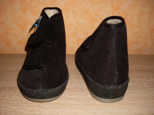 Klett - Hüttenschuh o. Stiefelette v. Schawos schwarz & Cord NEU Gr. 39 45 46 - Bild 6 von 7