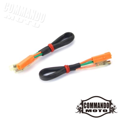 4x Wire Turn Signal OEM Connectors Adapters Plug for Kawasaki