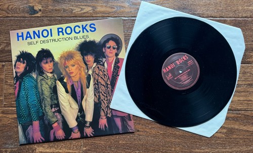 Hanoi Rocks - Self destruction blues LP Lick records sleaze glam
