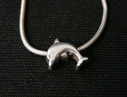 Neat Vintage Sterling Silver Dolphin Beaded Stunning Bracelet. Make Offer! #g69 - Picture 5 of 6
